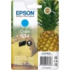 Epson Skrivere Og Tilbehør|604 blekkpatron cyan (Ananas)