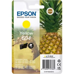 Epson Skrivere Og Tilbehør|604 blekkpatron Gul