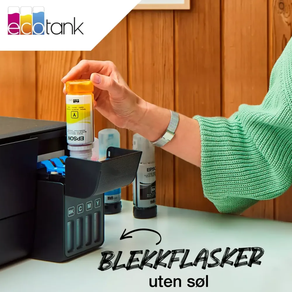 Epson Skrivere Og Tilbehør|102 EcoTank blekkflaske 127 ml