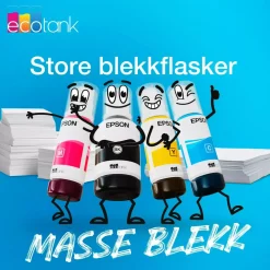 Epson Skrivere Og Tilbehør|104 EcoTank blekkflaske 65 ml Svart