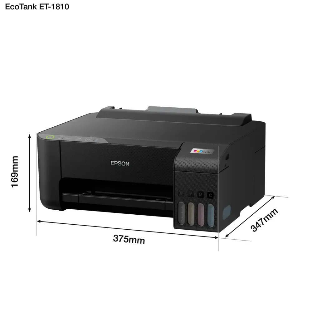 Epson Skrivere Og Tilbehør|EcoTank ET-1810 blekkskriver Svart