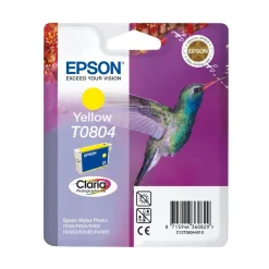 Epson Skrivere Og Tilbehør|T0804 Blekkpatron - Gul