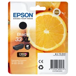 Epson Skrivere Og Tilbehør|T3351 blekkpatron, svart XL