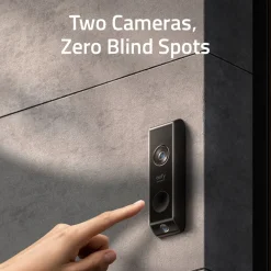 Eufy Smart Dørklokke|Smart Dørklokke|Dual Video Doorbell 2K Dørklokke Add-on