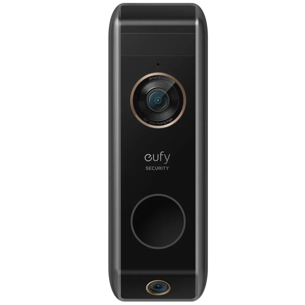 Eufy Smart Dørklokke|Smart Dørklokke|Dual Video Doorbell 2K Dørklokke med basestasjon