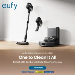 Eufy Rengjøring|Robotstøvsuger|E20 3-i-1 robotstøvsuger