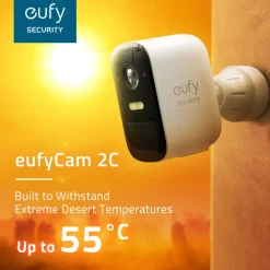Eufy Kameraovervåking|Cam 2C Overvåkingssystem 3-pack