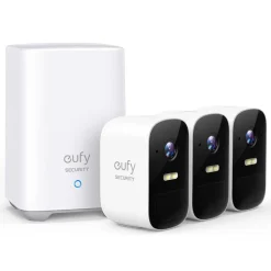 Eufy Kameraovervåking|Cam 2C Overvåkingssystem 3-pack