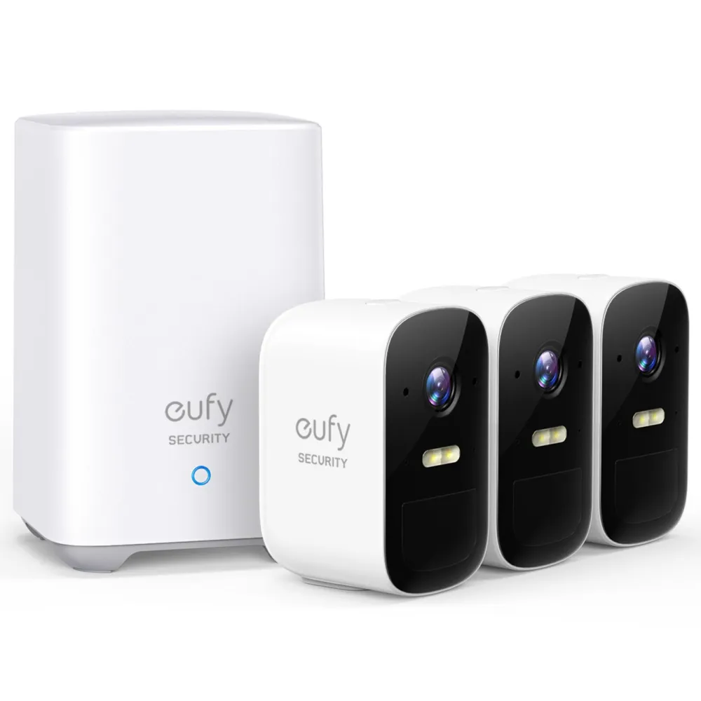 Eufy Kameraovervåking|Cam 2C Overvåkingssystem 3-pack