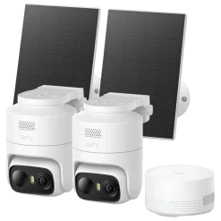 Eufy Kameraovervåking|Cam C37 overvåkningskamera + HomeBase Mini 2-pack