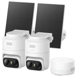 Eufy Kameraovervåking|Cam C37 overvåkningskamera + HomeBase Mini 2-pack
