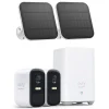Eufy Kameraovervåking|Cam 2C Pro Overvåkingssystem med solpanel 2-pack