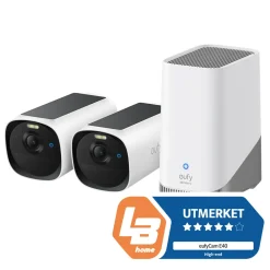Eufy Kameraovervåking|Cam E40 Overvåkingssystem 2-pack