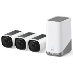 Eufy Kameraovervåking|Cam E40 Overvåkingssystem 3-pack