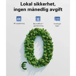 Eufy Kameraovervåking|Cam 3 Overvåkingssystem med solpanel 3-pack
