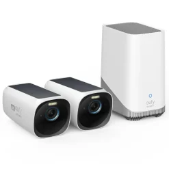 Eufy Kameraovervåking|Cam 3 Overvåkingssystem med solpanel 2-pack