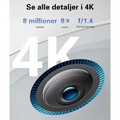 Eufy Kameraovervåking|Cam 3 Overvåkingssystem med solpanel 2-pack