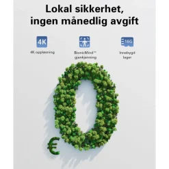 Eufy Kameraovervåking|Cam 3 Overvåkingssystem med solpanel 2-pack