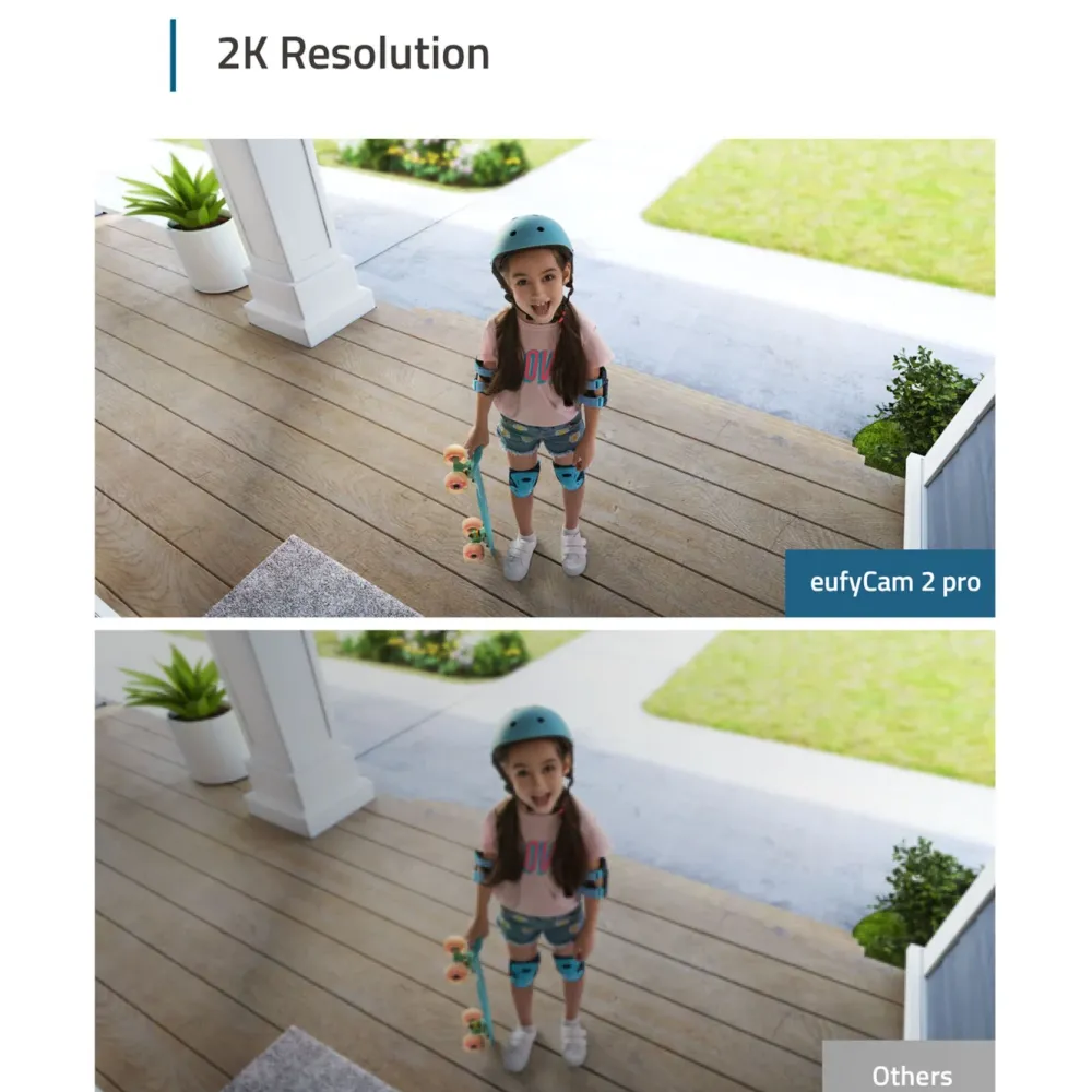 Eufy Kameraovervåking|Cam 2 Pro Ekstra kamera