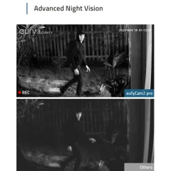 Eufy Kameraovervåking|Cam 2 Pro Overvåkingssystem 3-pack