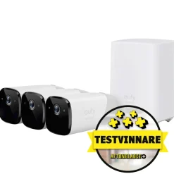 Eufy Kameraovervåking|Cam 2 Pro Overvåkingssystem 3-pack