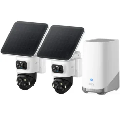 Eufy Kameraovervåking|Cam S4 Overvåkingssystem med solpanel 2-pack