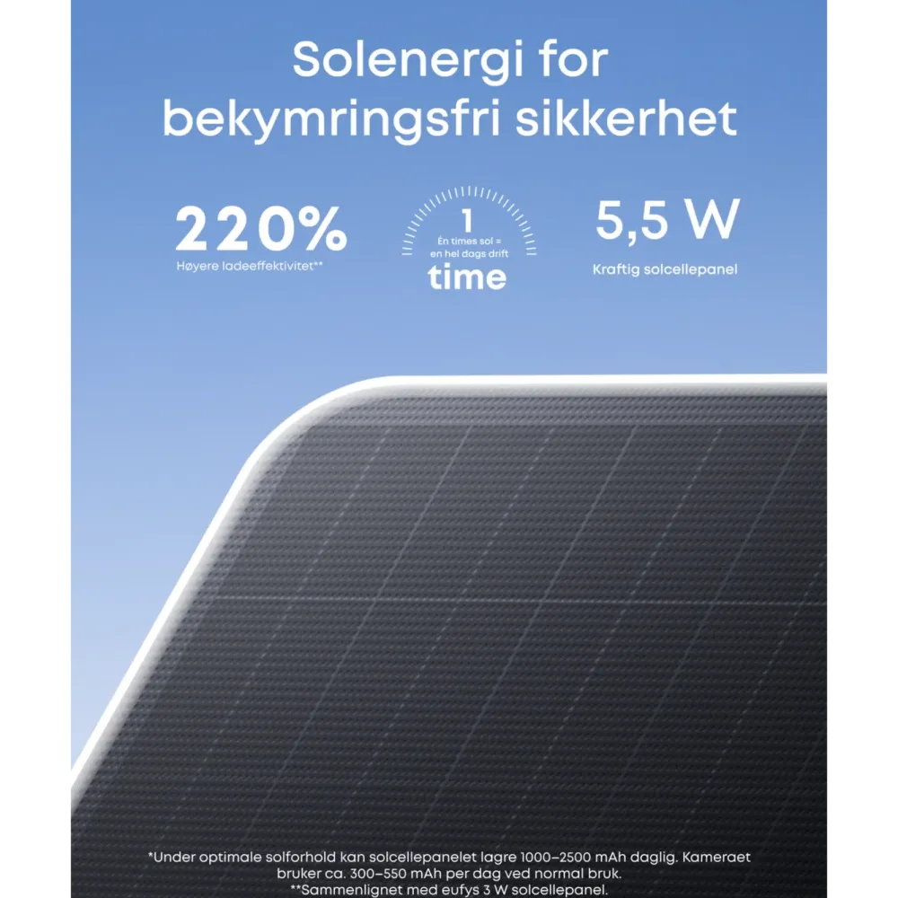 Eufy Kameraovervåking|Cam S4 Overvåkingssystem med solpanel 2-pack