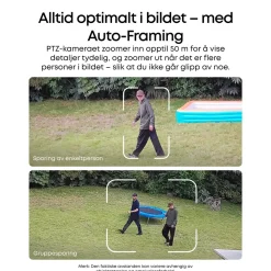 Eufy Kameraovervåking|Cam S4 Solo 3-i-1 overvåkingskamera med solpanel