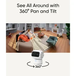 Eufy Kameraovervåking|Indoor Cam S350 Overvåkingskamera innendørs