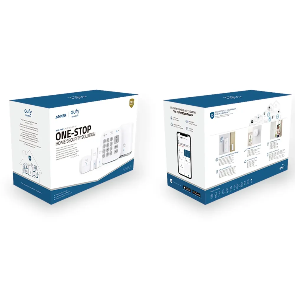 Eufy Alarmsystemer|Smarte Alarmer|Security Hjemmealarm - 5 deler