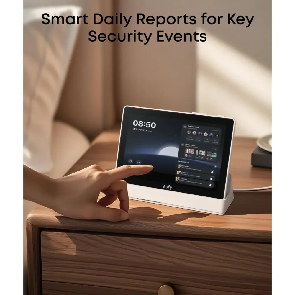 Eufy Smarte Alarmer|Smarte Sensorer|Smart Display E10 sikkerhetsdisplay