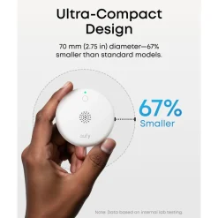 Eufy Smarte Alarmer|Smarte Sensorer|Smoke Sensor E10 Hvit