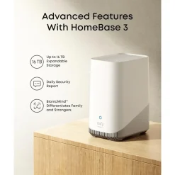 Eufy Kameraovervåking|SoloCam E42 4K-overvåkingskamera 2-pack med HomeBase S380