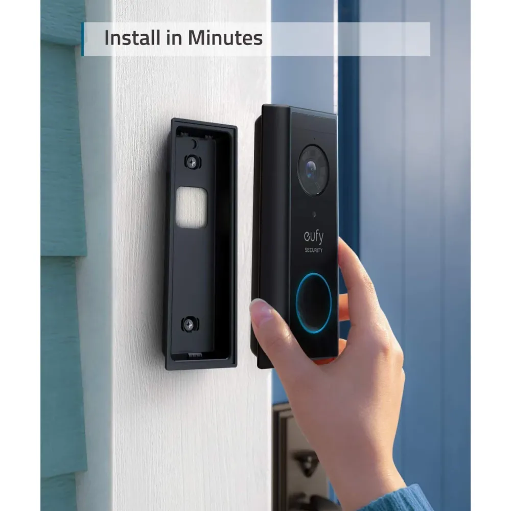 Eufy Smart Dørklokke|Smart Dørklokke|Video Doorbell 2K Add-on