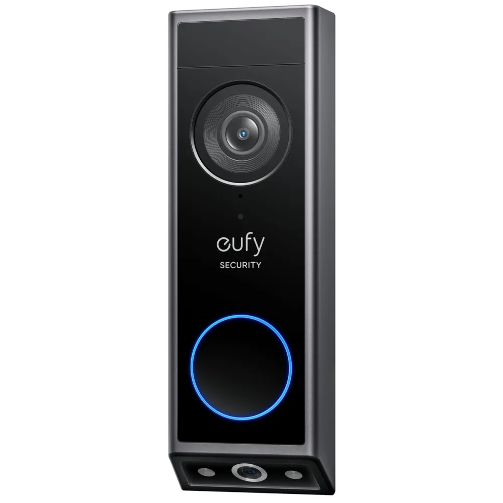 Eufy Smarte Alarmer|Smarte Sensorer|Video Doorbell 2K med doble kameraer