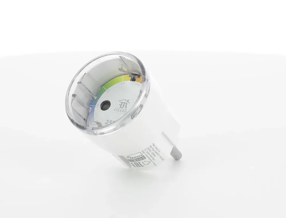 Fibaro Sterkstrøm|Smarte Sensorer|Z-wave-fjernstrømbryter med energimåler