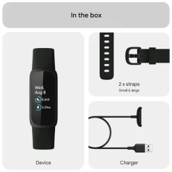 Fitbit Smart Ring|Smartklokker Og Ringer|Inspire 3 Aktivitetsarmbånd Black/Midnight Zen