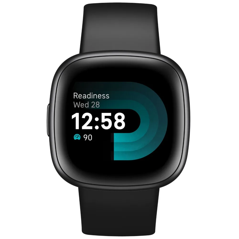 Fitbit Smart Ring|Smartklokker Og Ringer|Versa 4 Aktivitetsklokke Black/Graphite