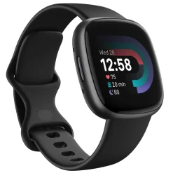 Fitbit Smart Ring|Smartklokker Og Ringer|Versa 4 Aktivitetsklokke Black/Graphite