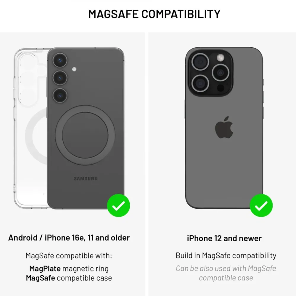 Fixed Iphone-Tilbehør|Mobiltelefonholder|MagMate MagSafe sugekoppfeste med magnetfeste