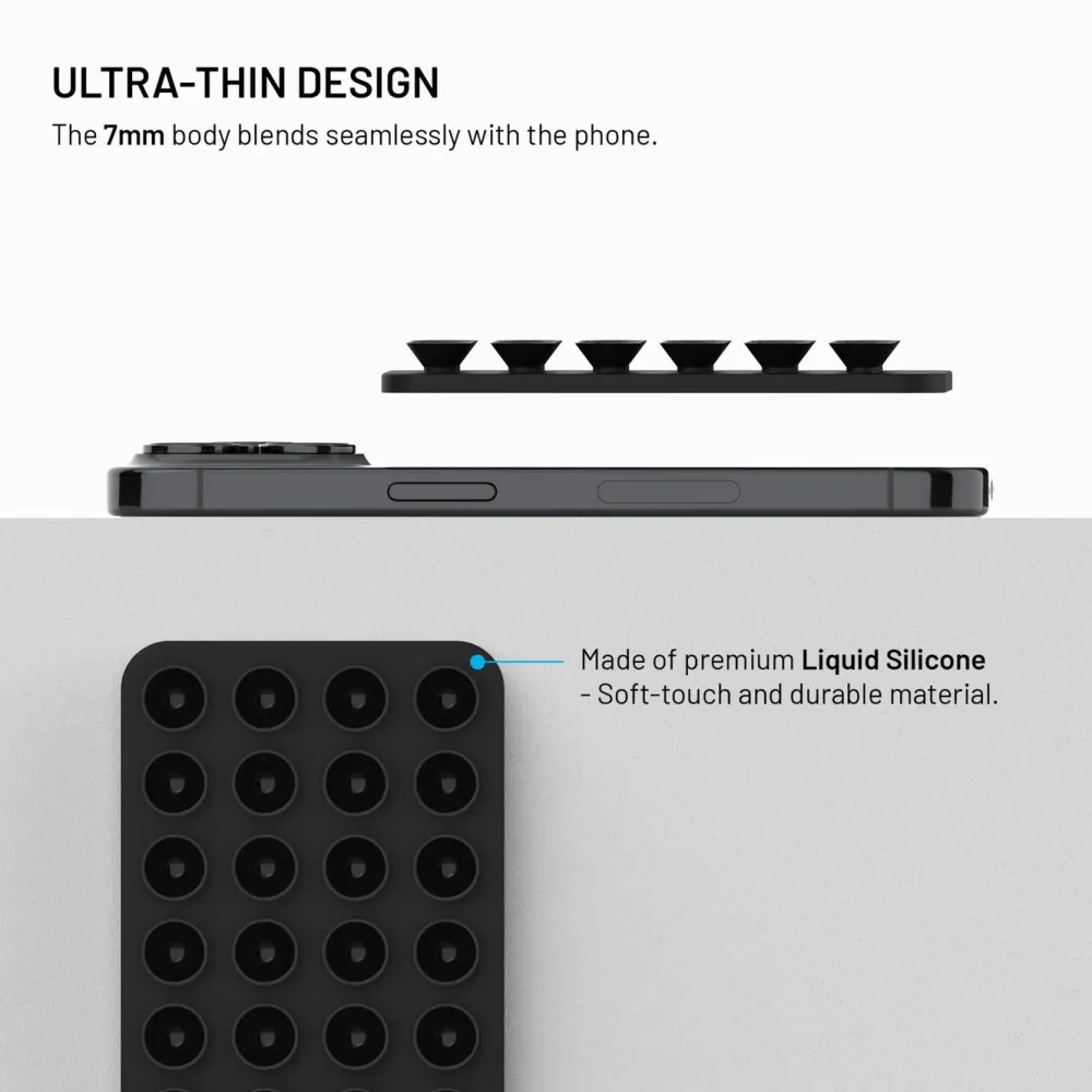 Fixed Iphone-Tilbehør|Mobiltelefonholder|MagMate MagSafe sugekoppfeste med magnetfeste