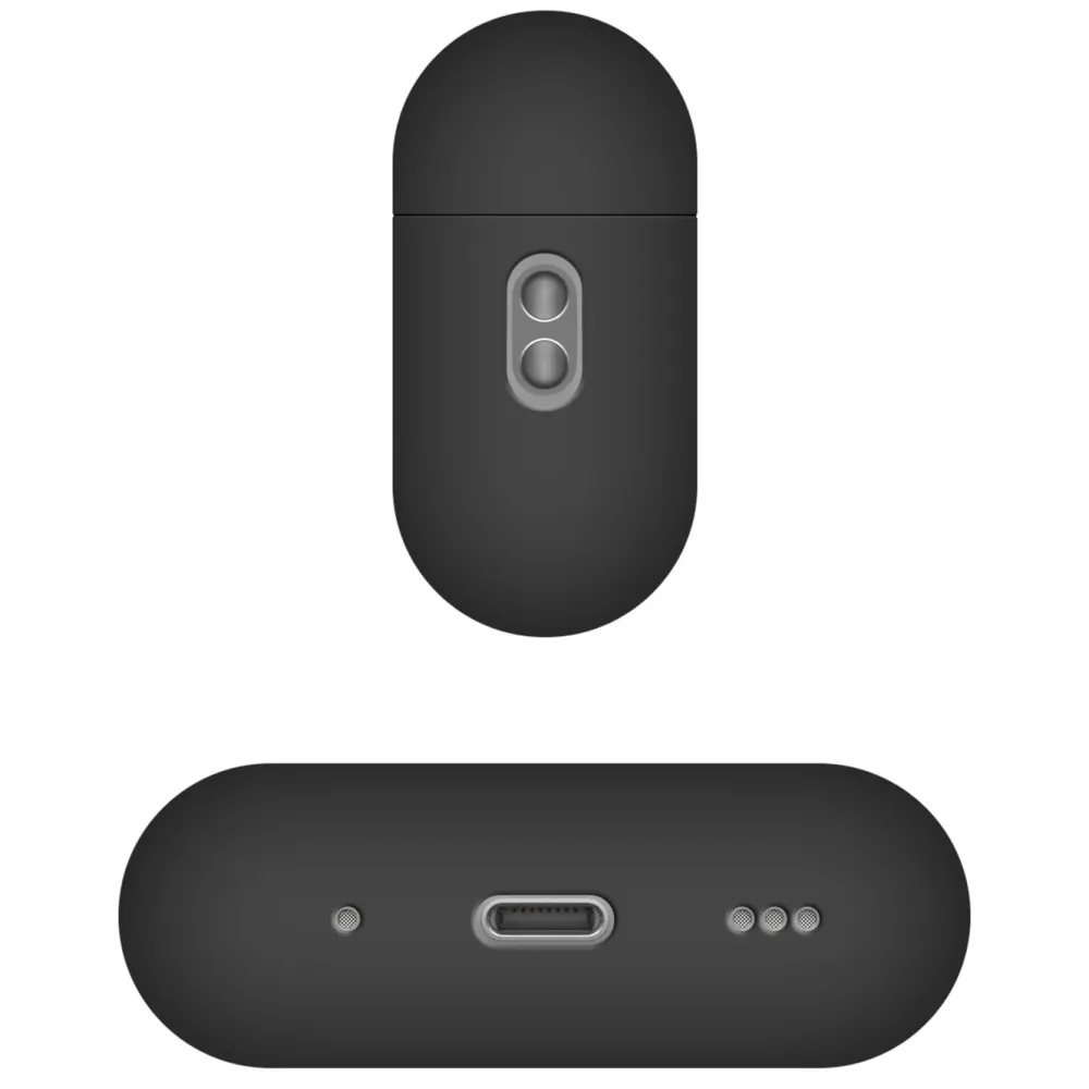 Fixed Dataheadset|Hodetelefoner Og Hodesett|Silky silikonetui for Apple AirPods Pro 3 Svart