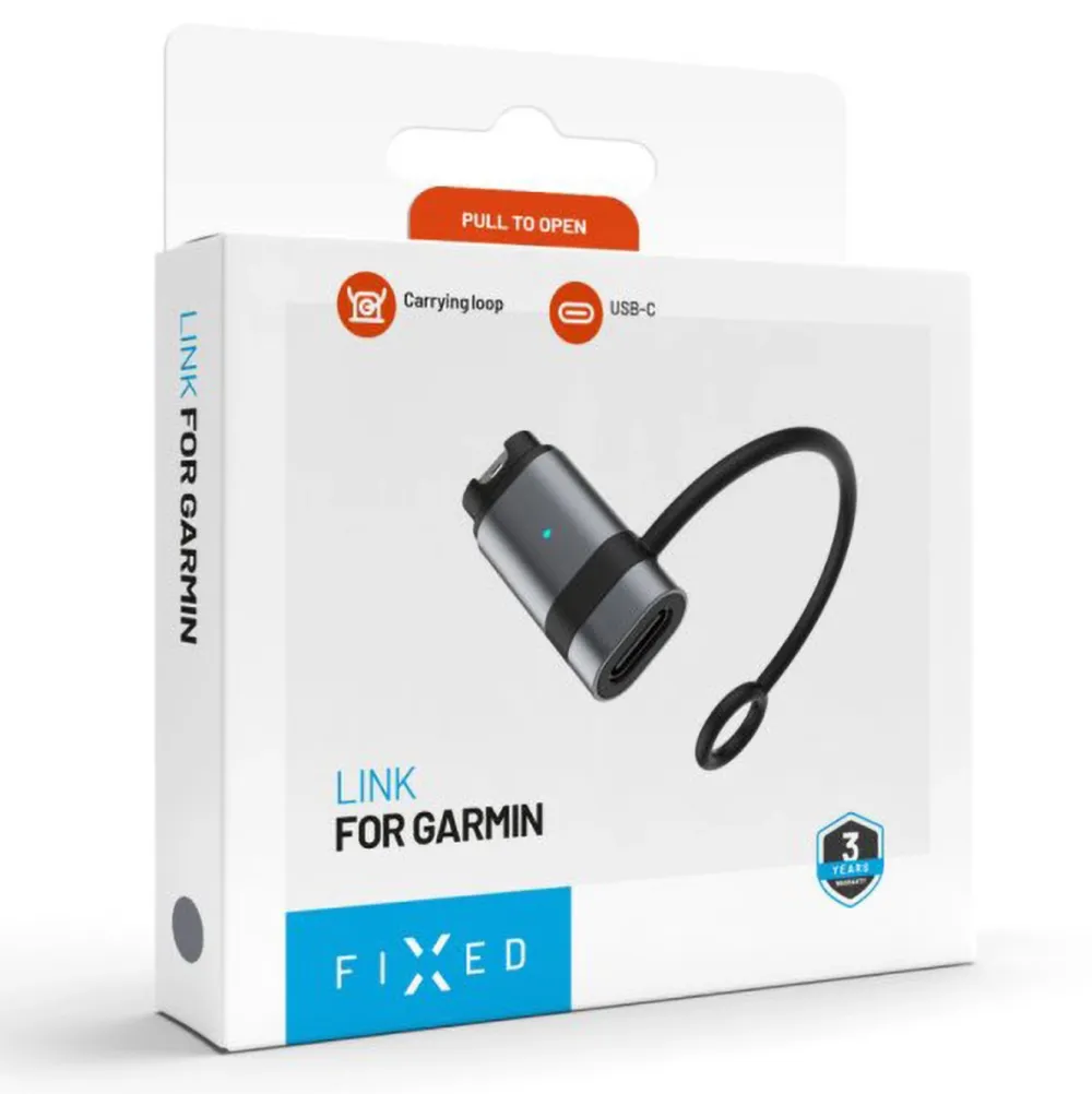 Fixed Smart Ring|Smartklokker Og Ringer|USB-C-ladeadapter for Garmin-enheter