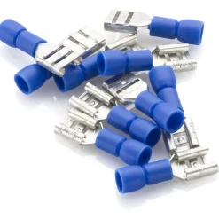 Kjell Biltilbehør|Verktøy|Flatstifthylse blå 10-pk. 6,3 mm