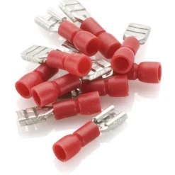 Kjell Biltilbehør|Verktøy|Flatstifthylse rød 10-pk. 4,8 mm