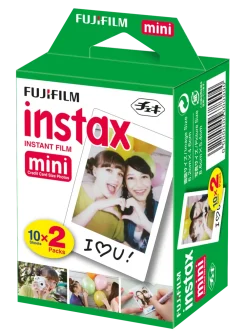 Fujifilm Kalkulator|Makuleringsmaskiner|Instax mini-film 20-pk.