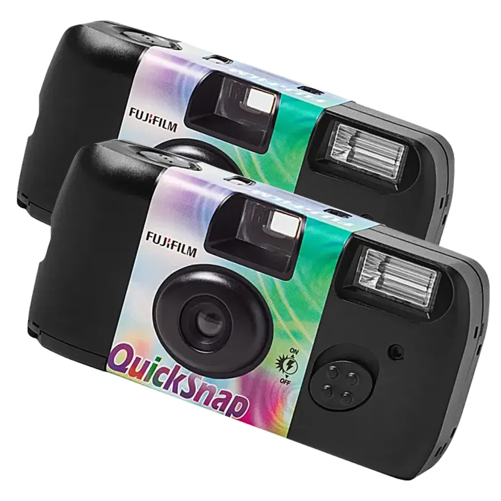 Fujifilm Foto Og Video|QuickSnap Flash Engangskamera 27 bilder 2-pk.