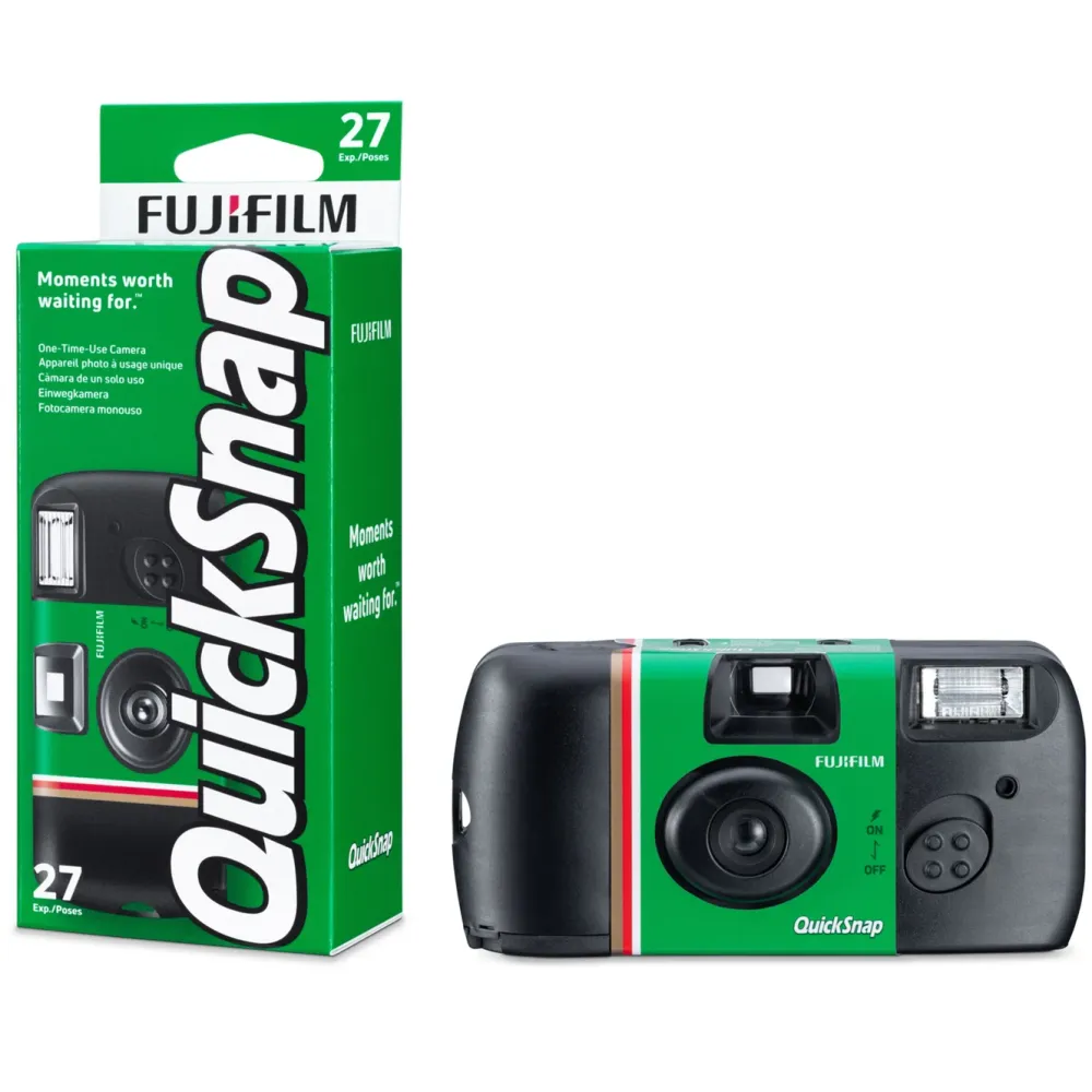Fujifilm Foto Og Video|QuickSnap Flash Engangskamera 27 bilder 1-pk.