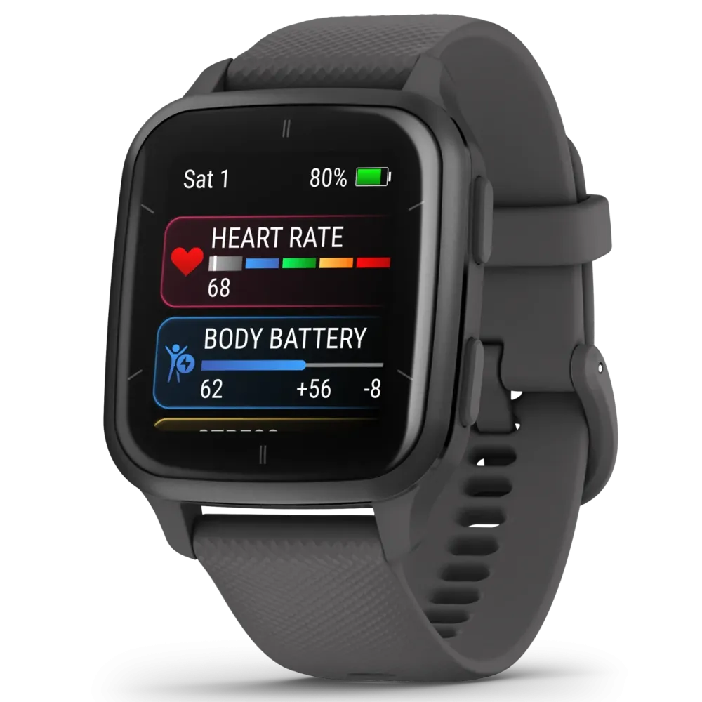 Garmin Smartklokker Og Ringer|Venu Sq 2 Smartklokke med GPS Grå