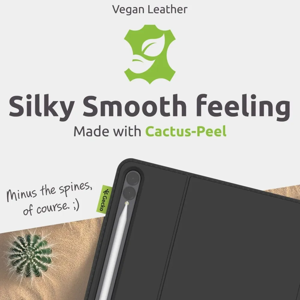 Gecko Covers Mobildeksler & Etui|Covers Cactus Folio – etui til Samsung Galaxy Tab A11/A9 8,7" Svart